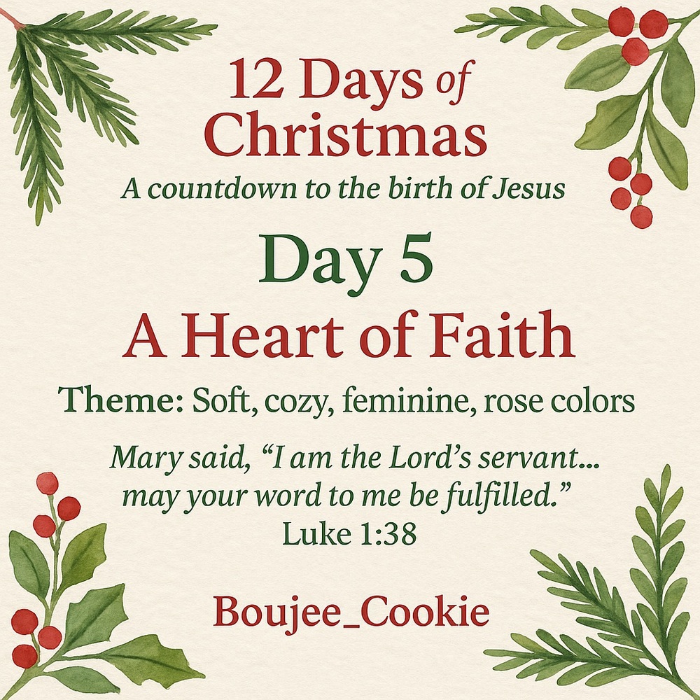 Day 5 - 12 Days of Christmas
12/06/25 4pm CST
❤️Cohost: @sassyrein
